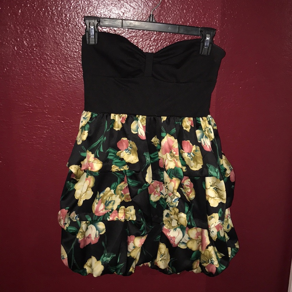 Flower print dress
